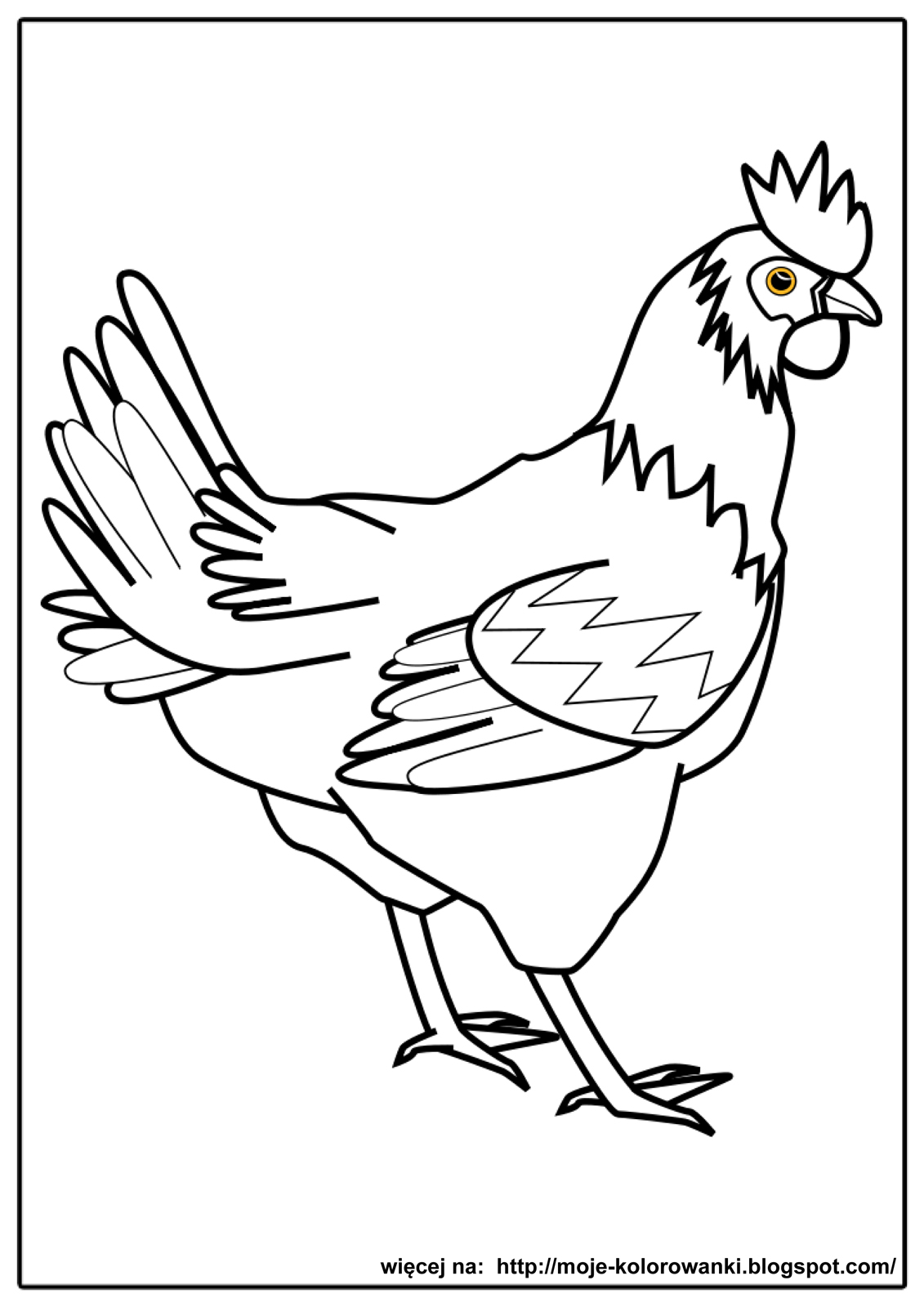 Kura kolorowanki
